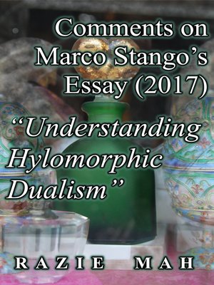 cover image of Comments on Marco Stango's Essay (2017) "Understanding Hylomorphic Dualism"
